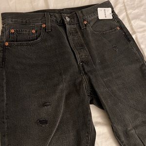 Levi’s 501 skinny jeans (black, size 29)
